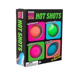 NeeDoh Teenie Hot Shots 4 Pack Fidget Toys