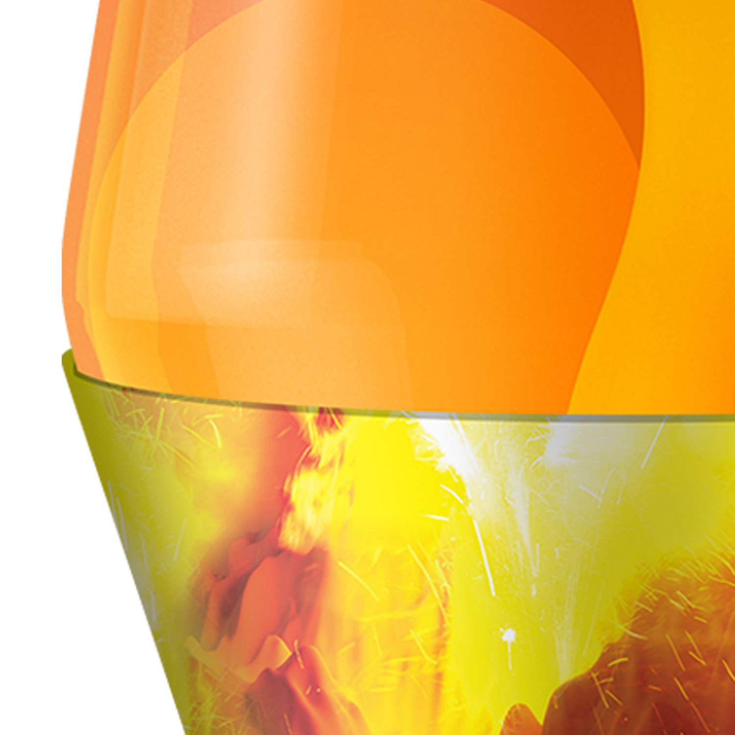 slide 4 of 5, Lava Lite Erupting Crater 14.5 inches, One Size