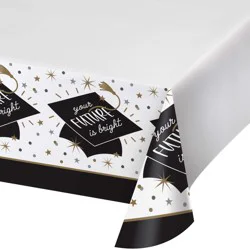 Creative Converting Glowing Grad Table Cover, 1ct.