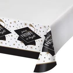 Creative Converting Glowing Grad Table Cover, 1ct.
