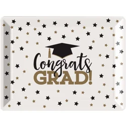 Creative Converting Grad Plastic Tray, 1ct.