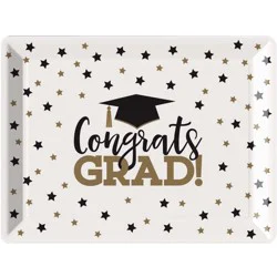 Creative Converting Grad Plastic Tray, 1ct.