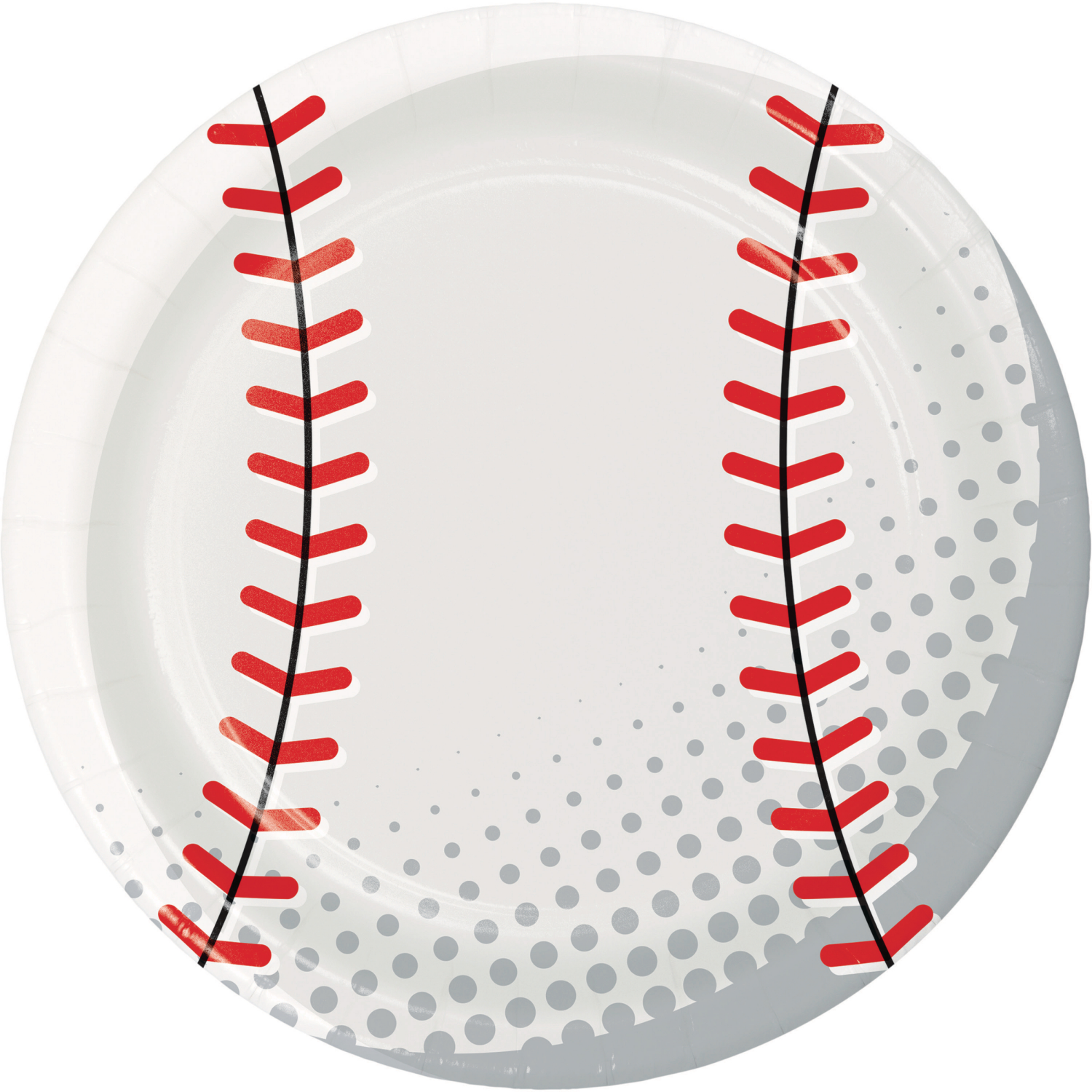 slide 1 of 1, Say Hooray Sport Spirit Baseball Dinner Plate, 8ct., 8 ct