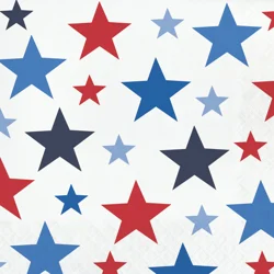 Creative Converting Festive Stars Lunch Napkin, 16 Ct.