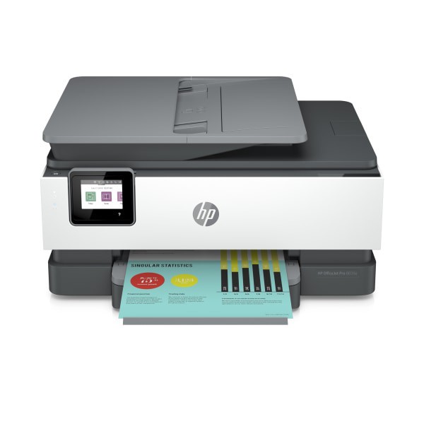 slide 7 of 10, HP Officejet Pro 8034e Wireless Color All-In-One Printer With 1 Full Year Instant Ink With + (1l0j0a), 1 ct