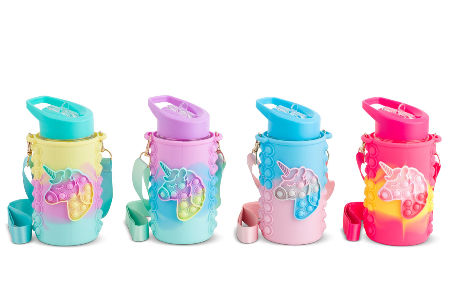 slide 2 of 2, Manna Kids Bubble Bottle 15Oz Unicorn Asrt, 15 oz