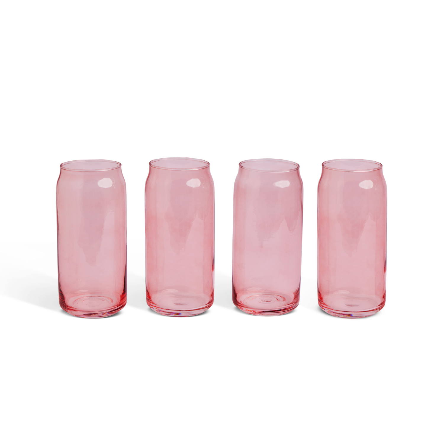 slide 2 of 2, Core Bamboo Bklyn Steel Can Glass Set 4Pk Pnk, 4 ct