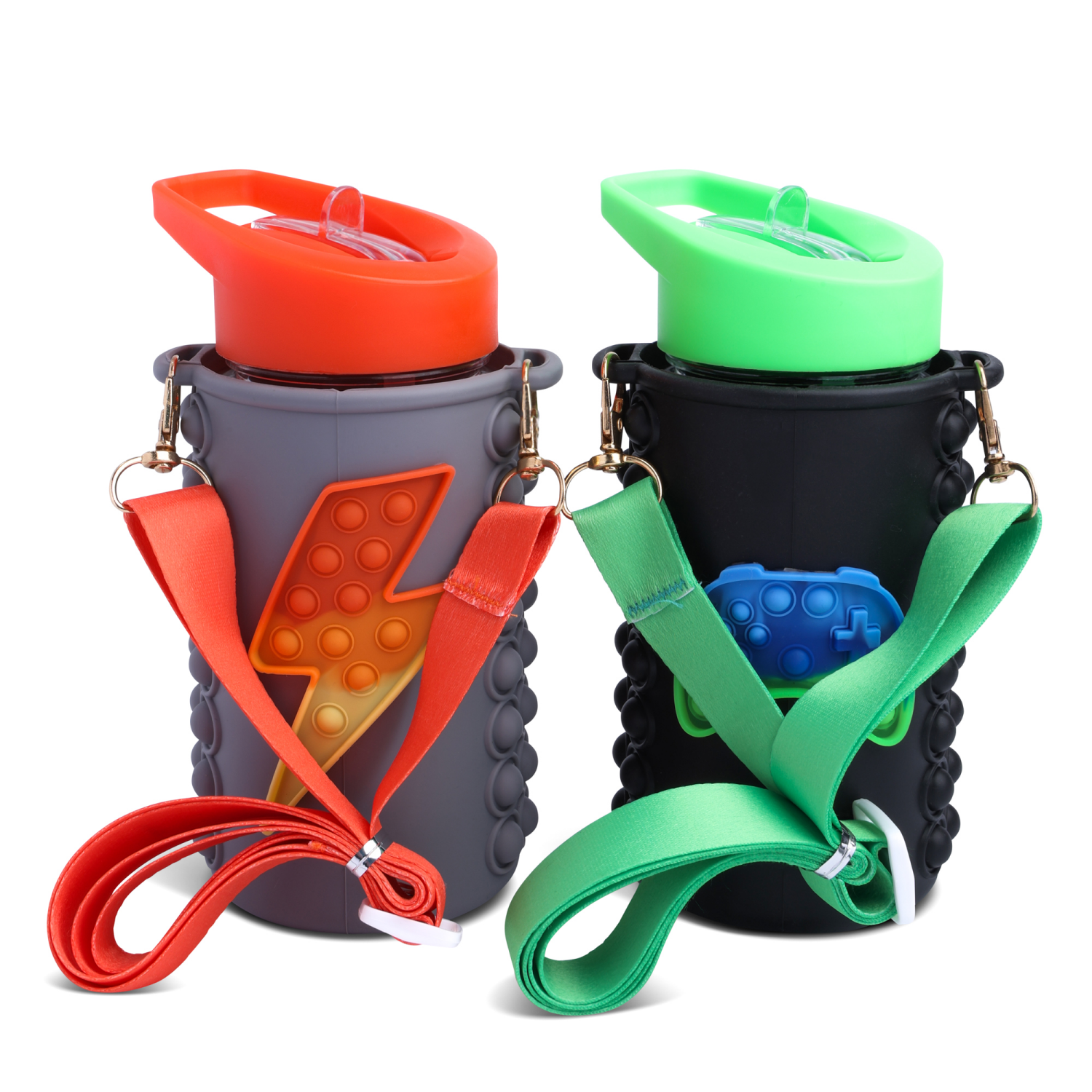 slide 2 of 3, Manna Kids Bubble Bottle 15Oz Gamer Asrt, 15 oz