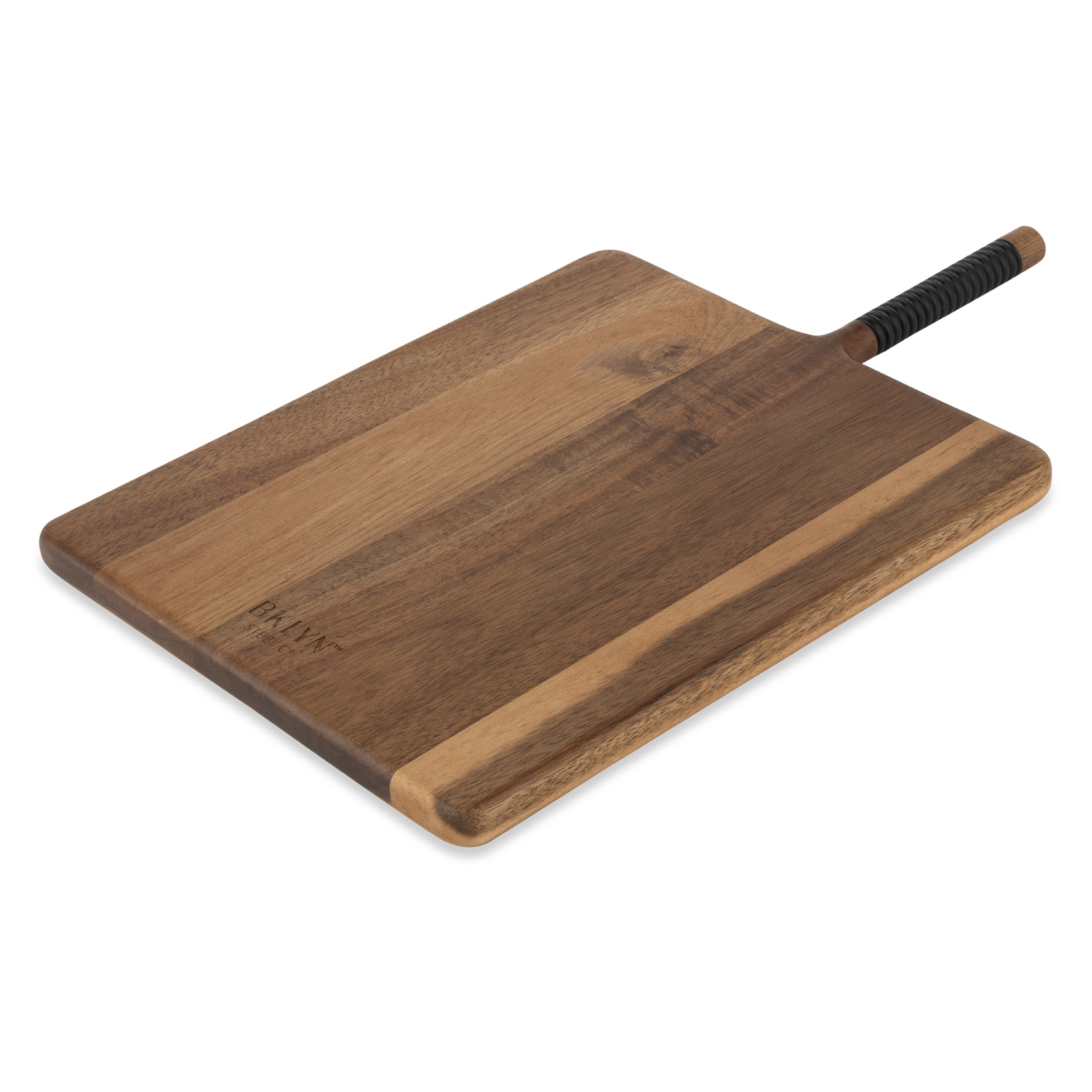 slide 4 of 4, Core Bamboo Bklyn Steel Acacia Paddle Rect Sm, SM