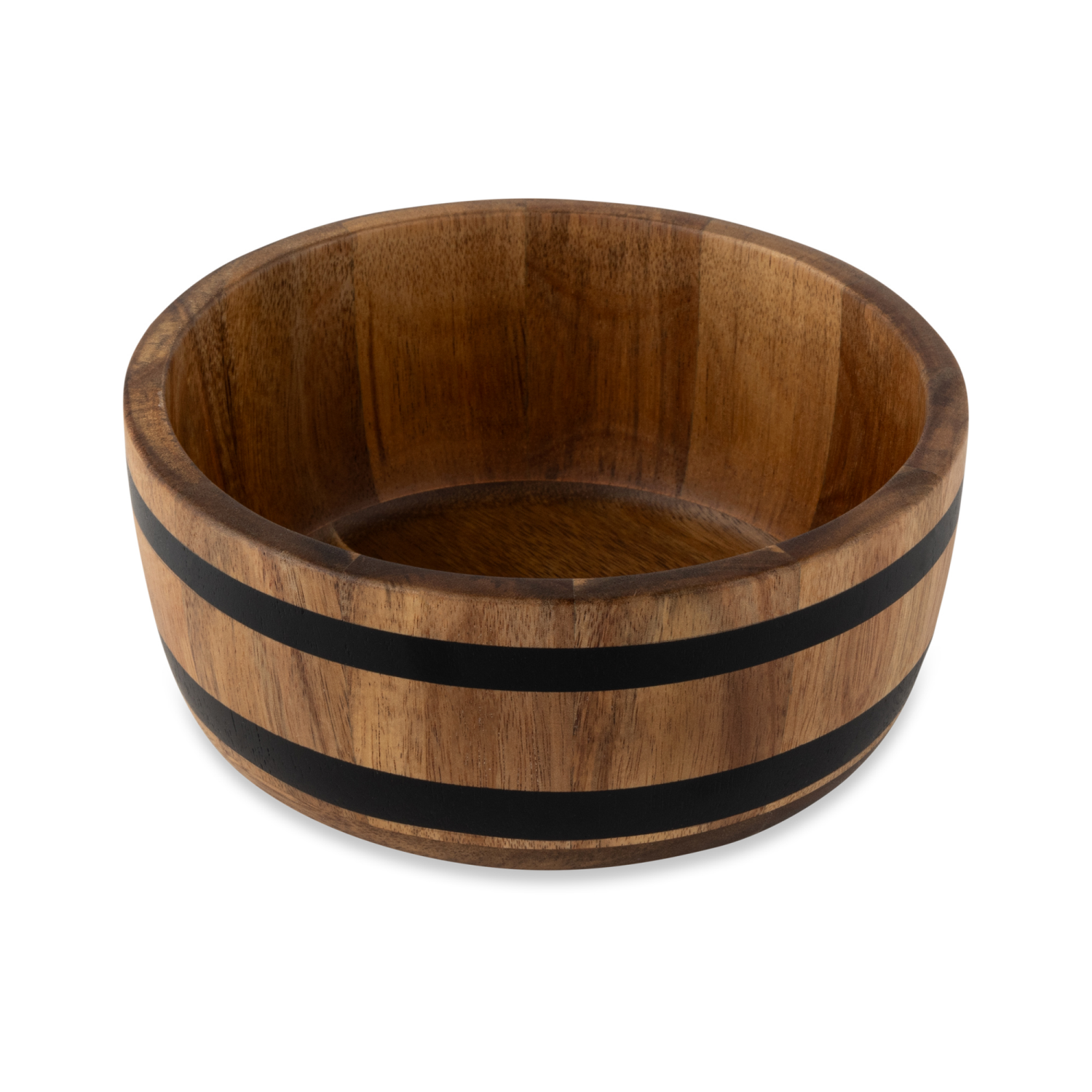 slide 2 of 2, Core Bamboo Bklyn Steel Acacia Bowl Sm, SM