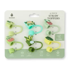 Manna Straw Toppers Kids Asrt 2 6pk