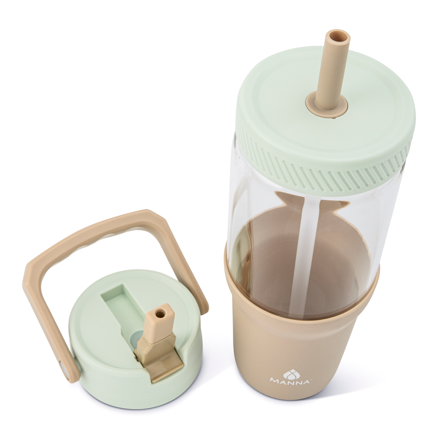 slide 2 of 3, Manna Jasmine Tumbler Tan, 32oz, 32 oz