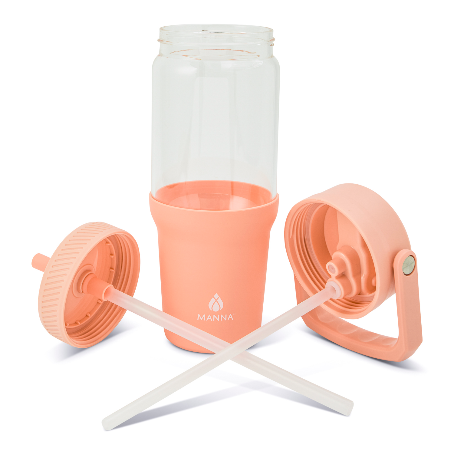 slide 2 of 3, Manna Jasmine Tumbler Peach, 32oz, 32 oz
