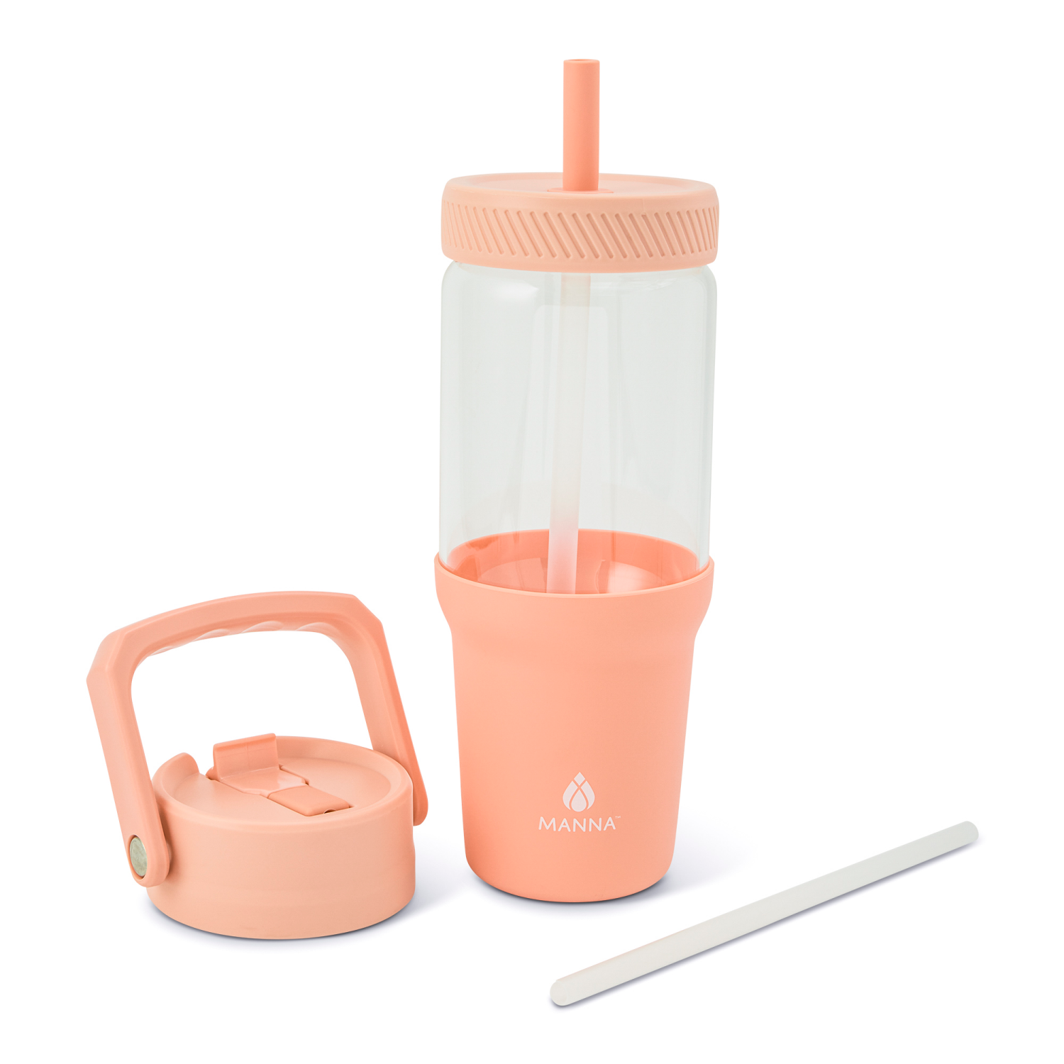 slide 3 of 3, Manna Jasmine Tumbler Peach, 32oz, 32 oz