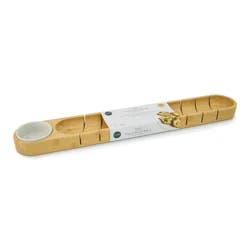 CORE BAMBOO Core Kitchen French Bread Board with Dipping Bowl