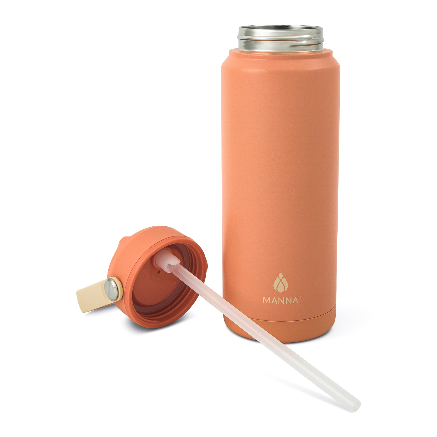 slide 3 of 4, Manna Arlo Tumbler Peach/Cream, 24oz, 24 oz