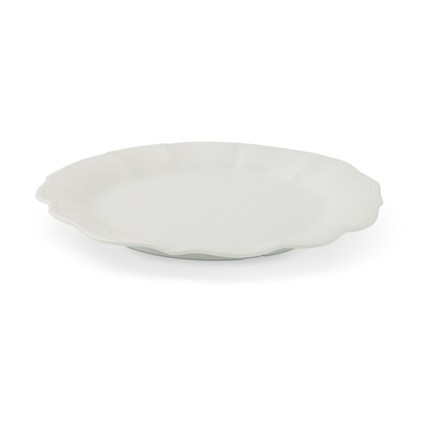slide 2 of 2, CORE BAMBOO Medici Ruffle Melamine Dinner Plate 4pk, 4 ct