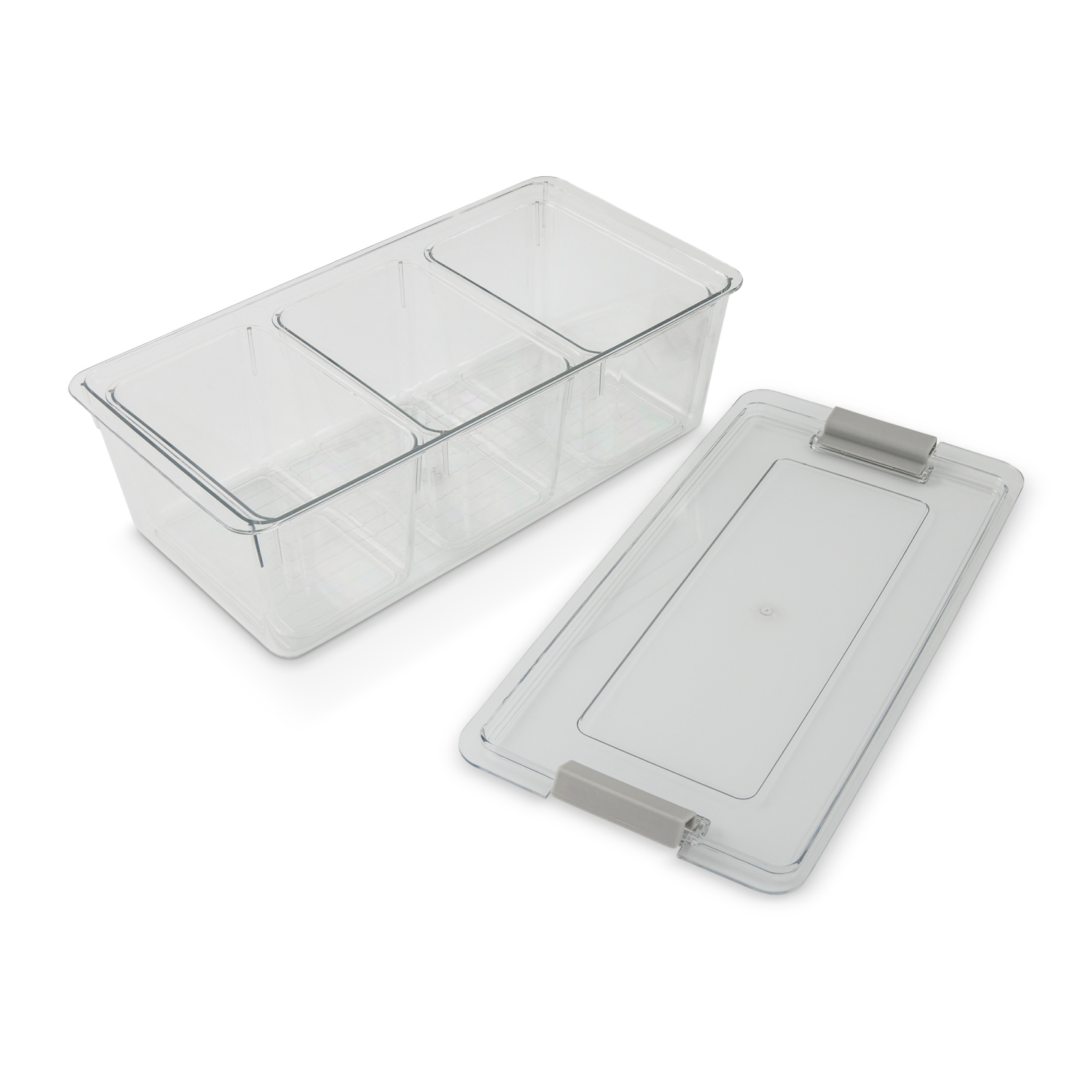 slide 3 of 3, CORE BAMBOO Core Fridge Bin Set, 4pc, 4 ct