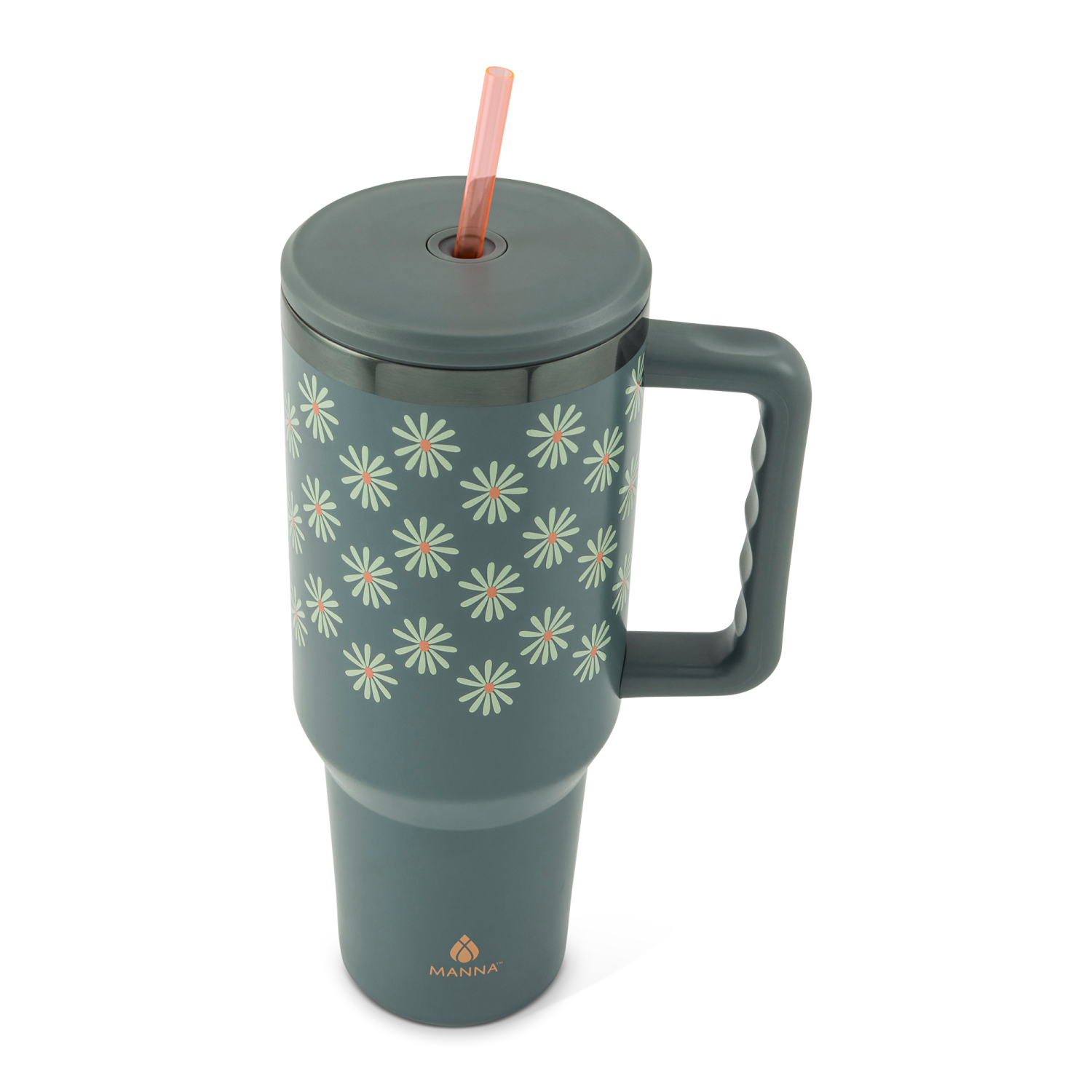 slide 3 of 3, Manna Atlas Tumbler Embossed Daisy, 40oz, 40 oz