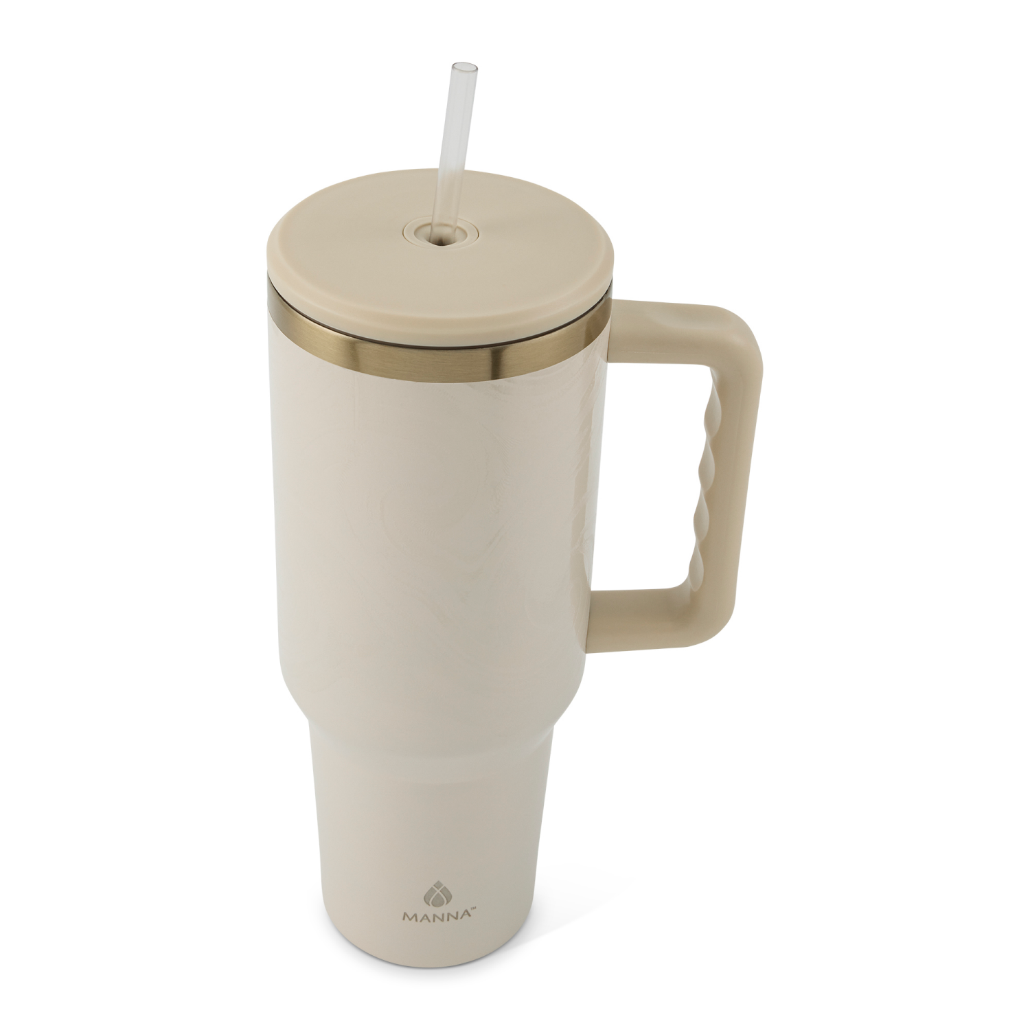 slide 3 of 3, Manna Agenda Tumbler Swirly Tan, 40oz, 40 oz