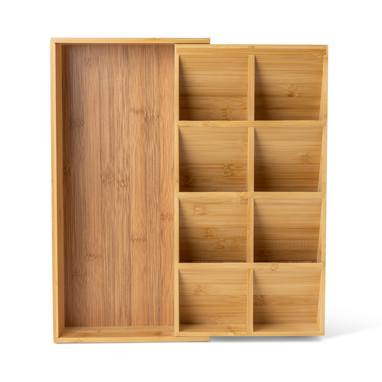 slide 2 of 5, Core Bamboo Expandable Utensil Holder, 1 ct