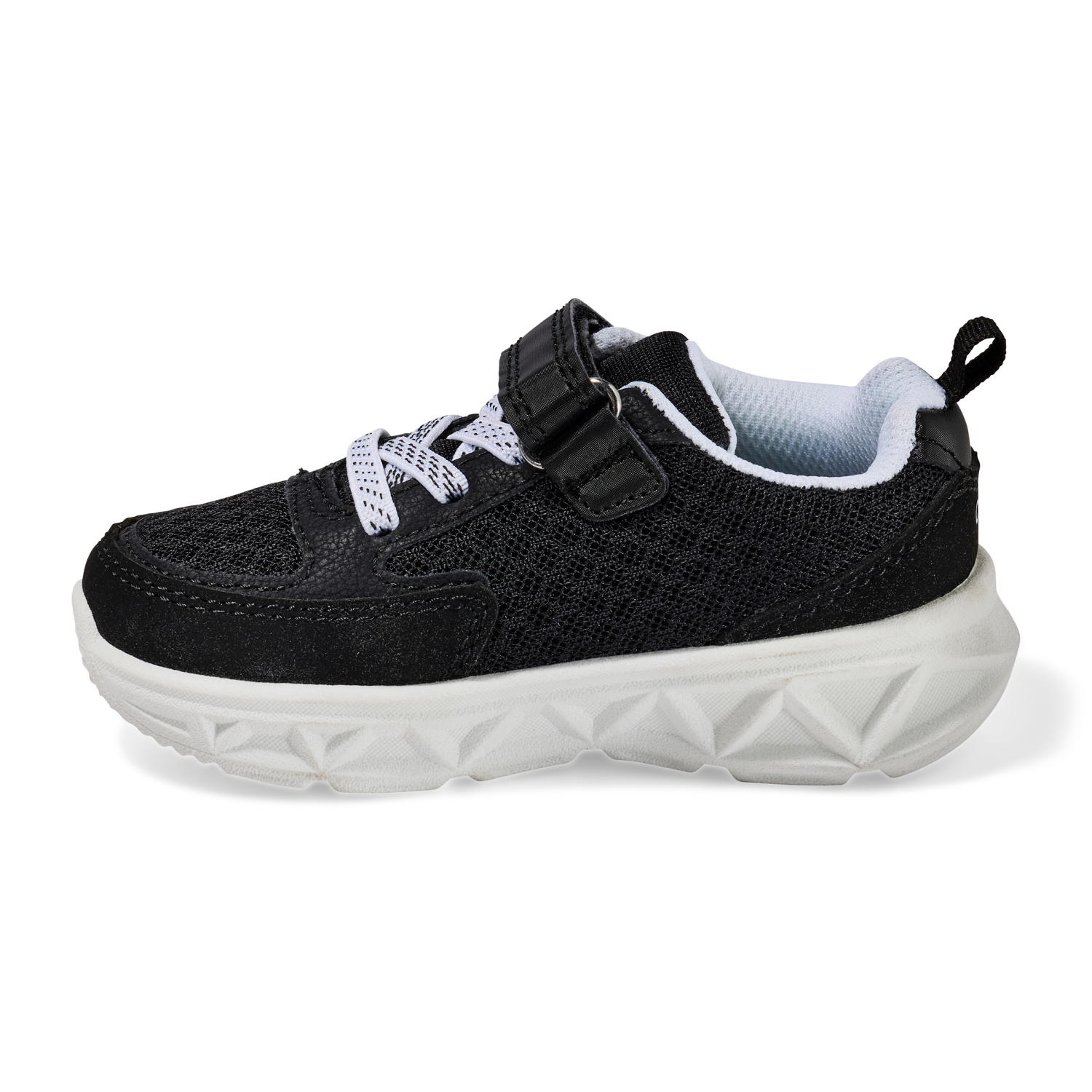 slide 4 of 6, Oshkosh Toddler Boys Ethan Sneaker, Black, Size 10, Size 10