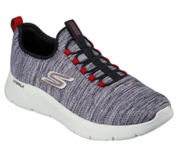 Skechers Men's Shoe Go Walk Flex Ultra, White/Black, Size 12 Wide