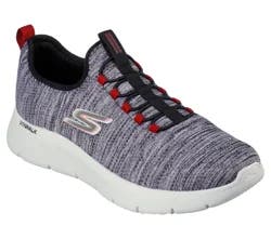 Skechers Men's Shoe Go Walk Flex Ultra, White/Black, Size 14 Wide