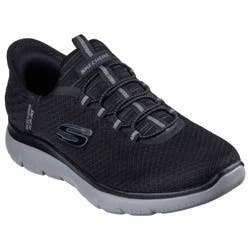 Skechers Men's Summits-High Range Slip-In Shoes, Black, Charcoal, Size 12