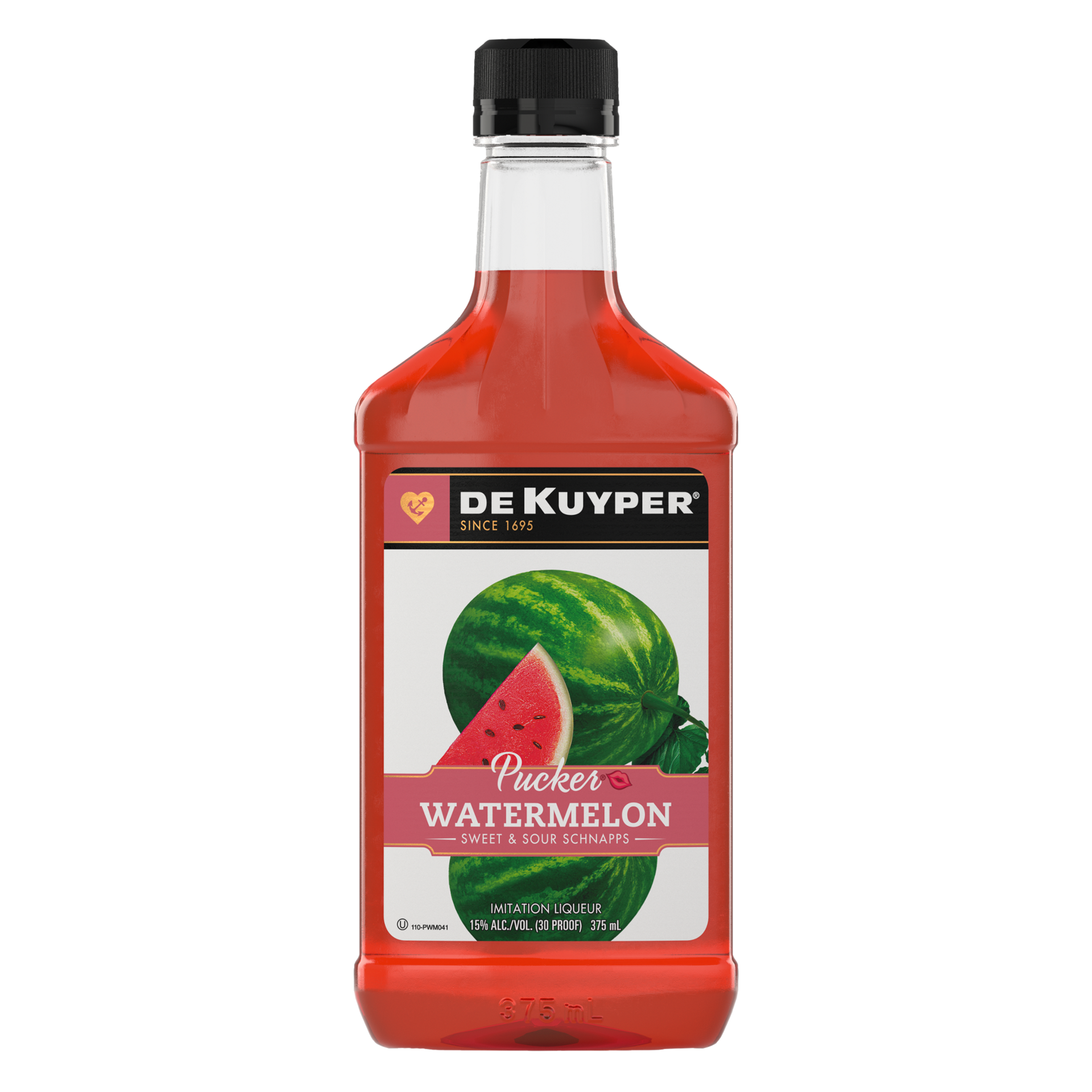 slide 2 of 2, DeKuyper Pucker Watermelon Schnapps Liqueur 375 ml, 375 ml