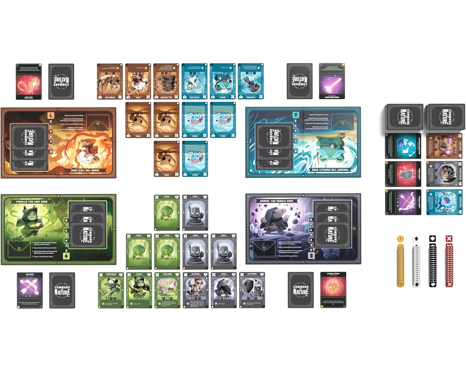 slide 4 of 5, TeeTurtle Command Of Nature Base Game, 1 ct