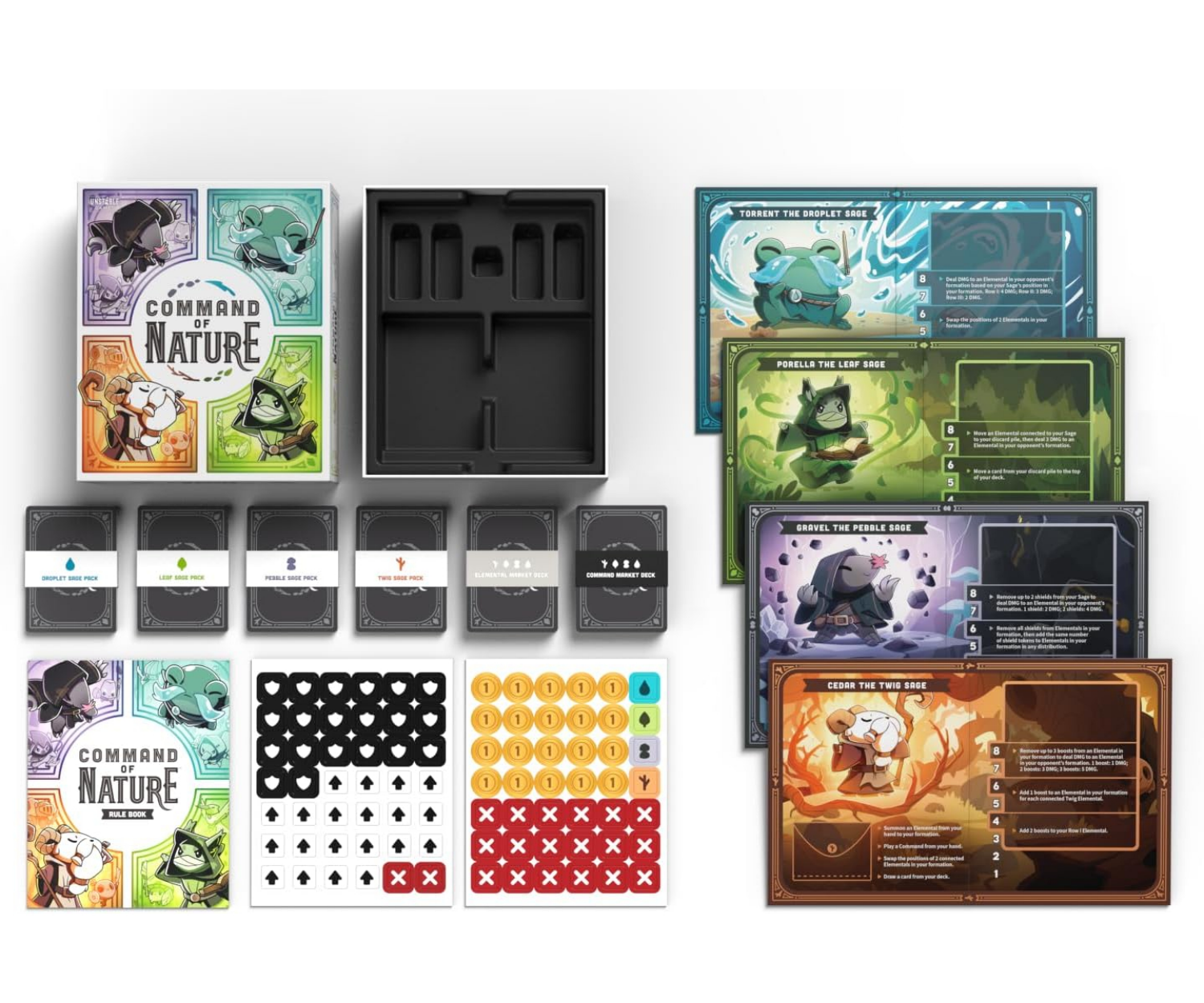 slide 5 of 5, TeeTurtle Command Of Nature Base Game, 1 ct