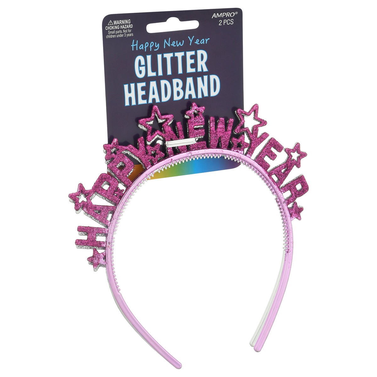 slide 9 of 9, Ampro Glitter Headband, 1 ct