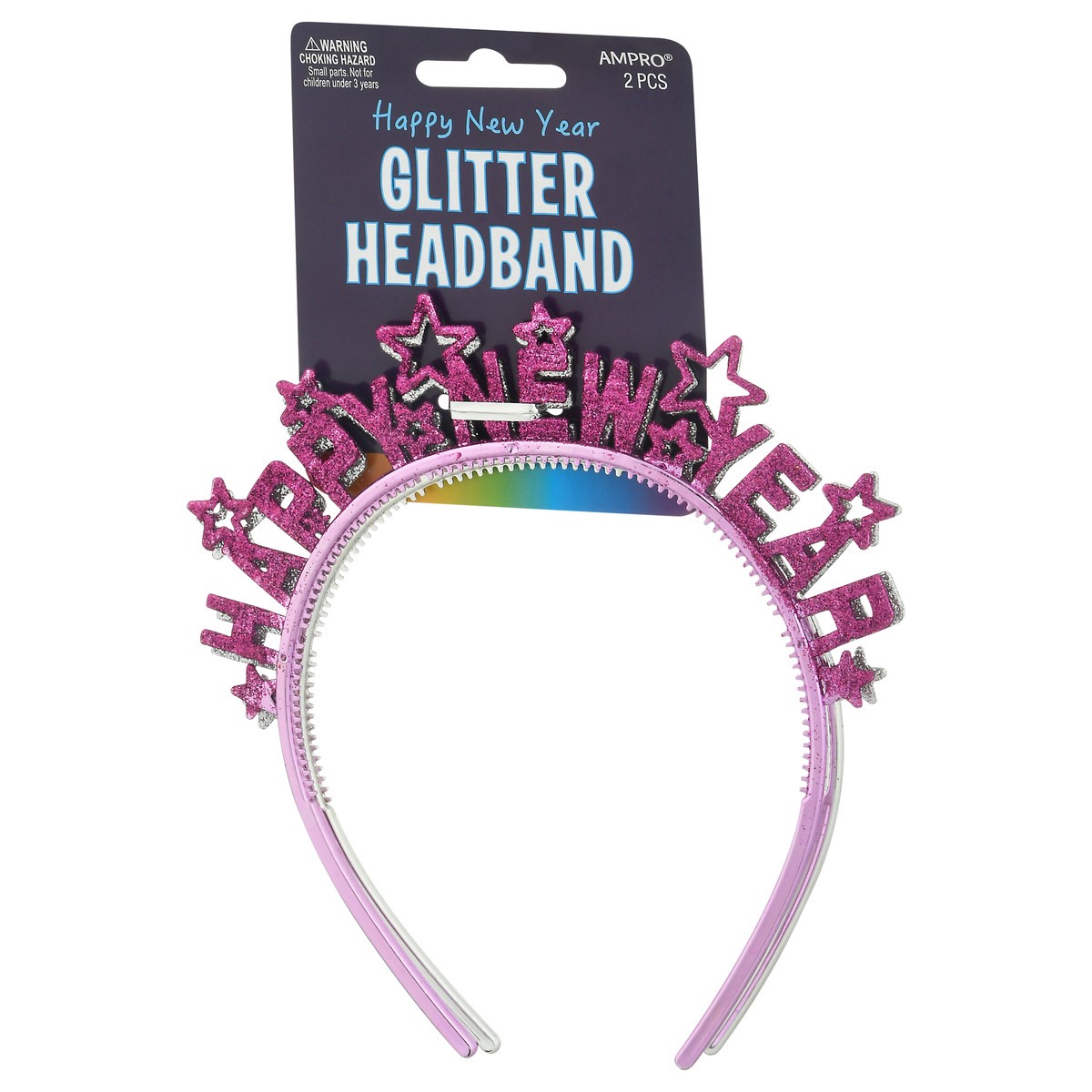 slide 2 of 9, Ampro Glitter Headband, 1 ct