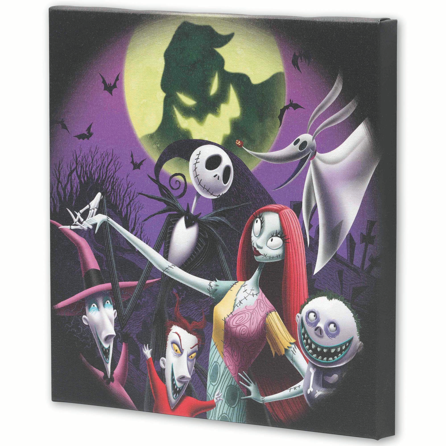 slide 3 of 4, Disney Nightmare Before Christmas Canvas Wall Decor, 1 ct