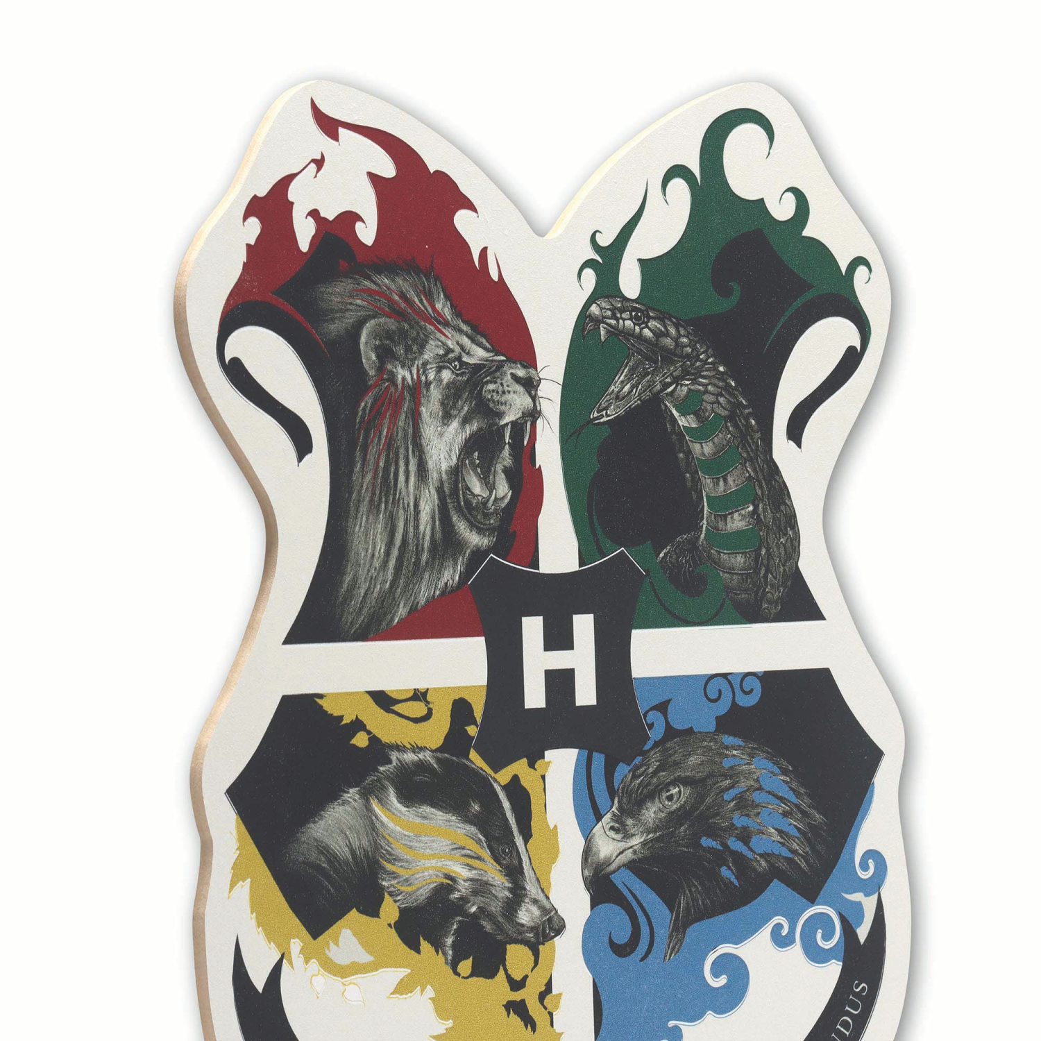 slide 4 of 4, Warner Brothers Harry Potter 4 Houses Wooden Wall Decor, 1 ct