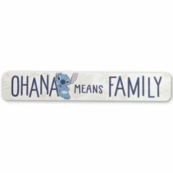 Disney Ohana Means Family Wooden Decor