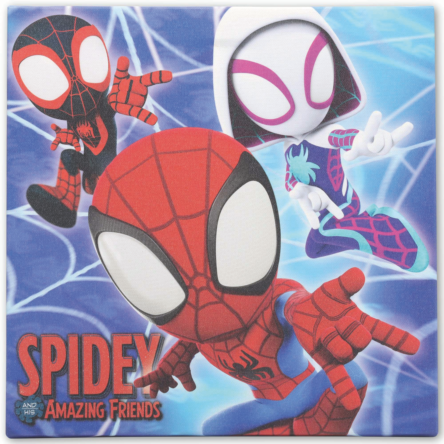 slide 1 of 4, Marvel Spidey & Friends Canvas Wall Decor, 1 ct