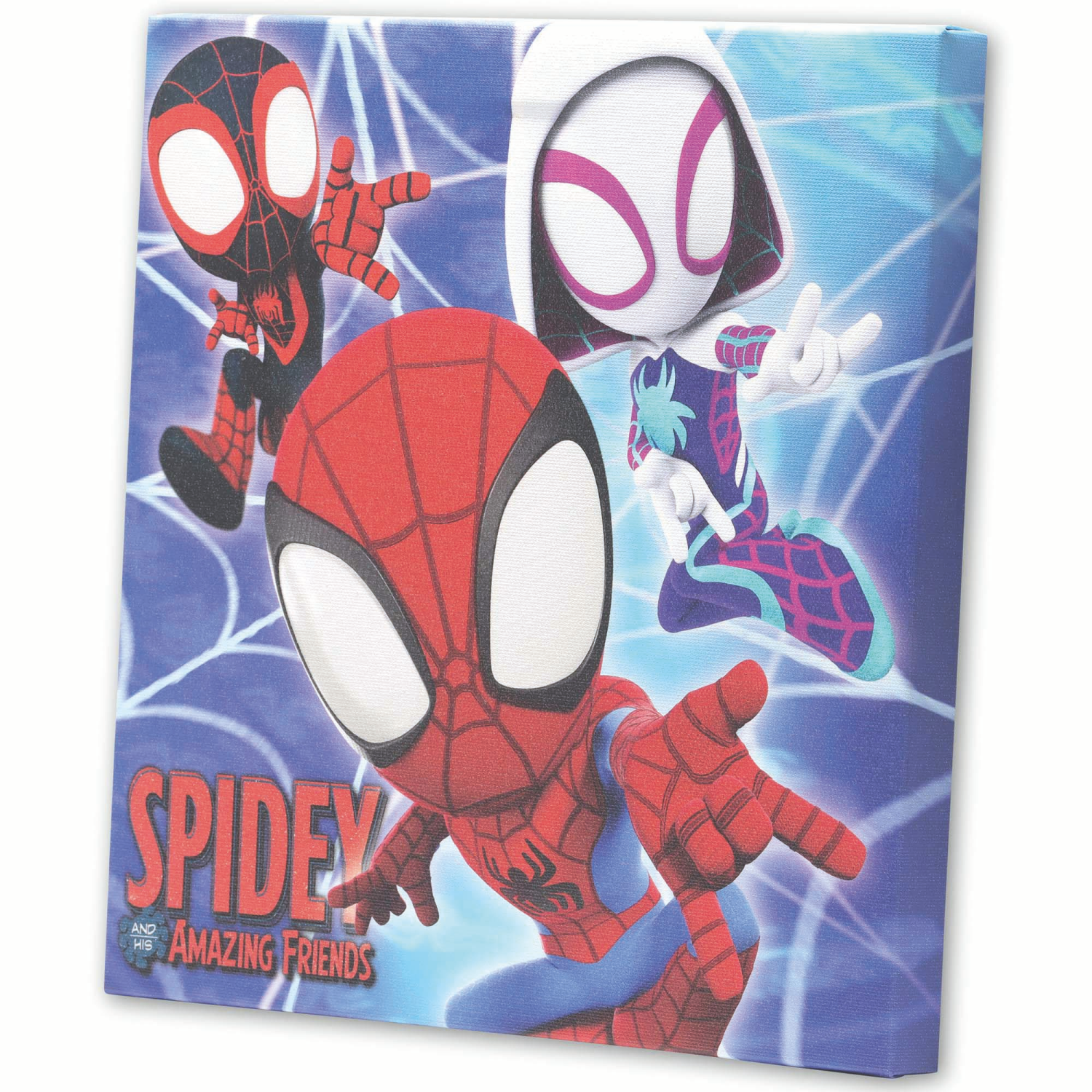 slide 3 of 4, Marvel Spidey & Friends Canvas Wall Decor, 1 ct