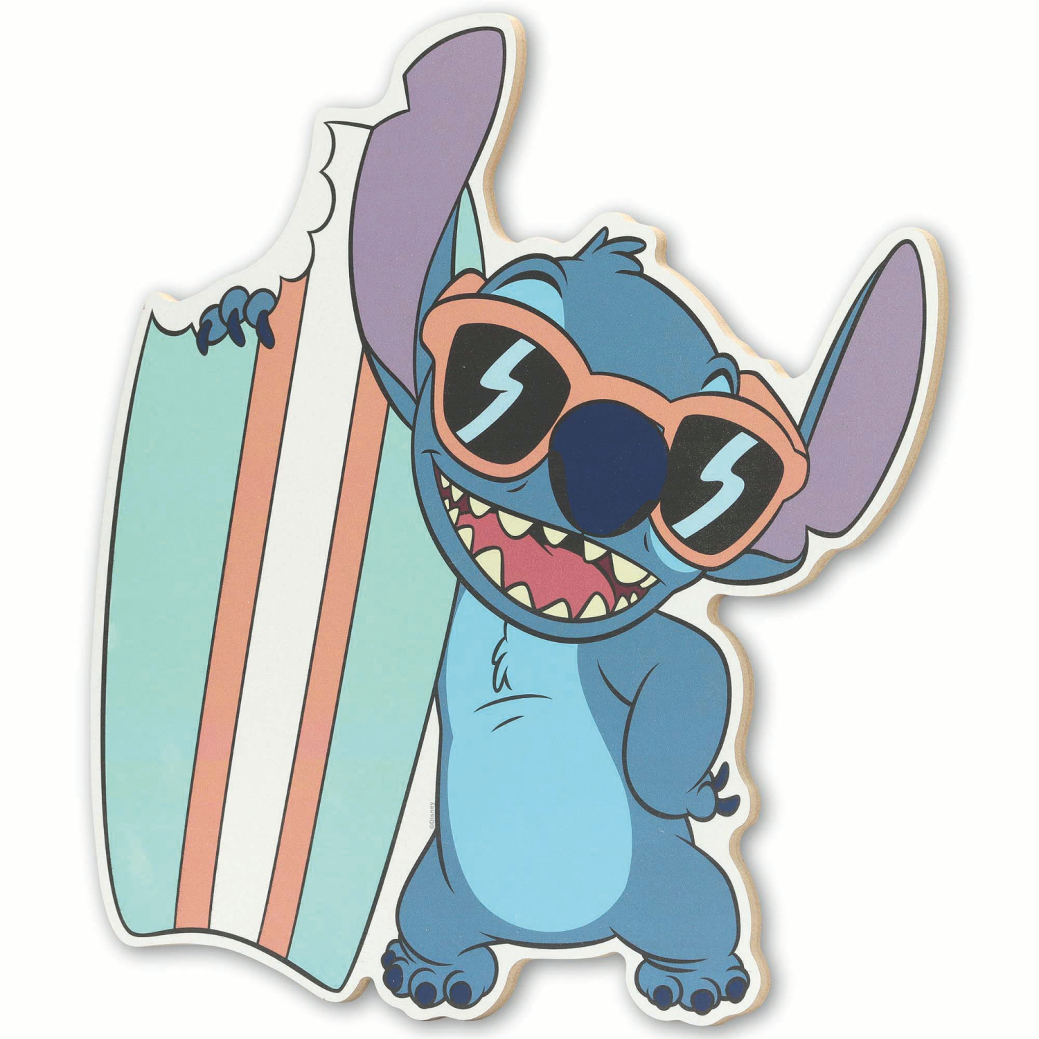 slide 3 of 4, Disney Stitch Surd Board Wall Decor, 1 ct