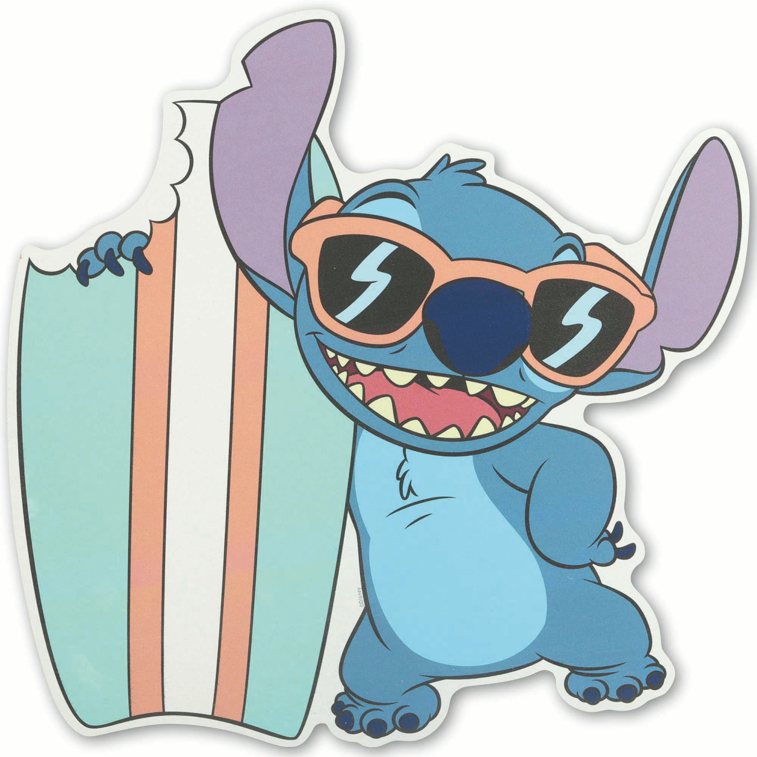 slide 1 of 4, Disney Stitch Surd Board Wall Decor, 1 ct