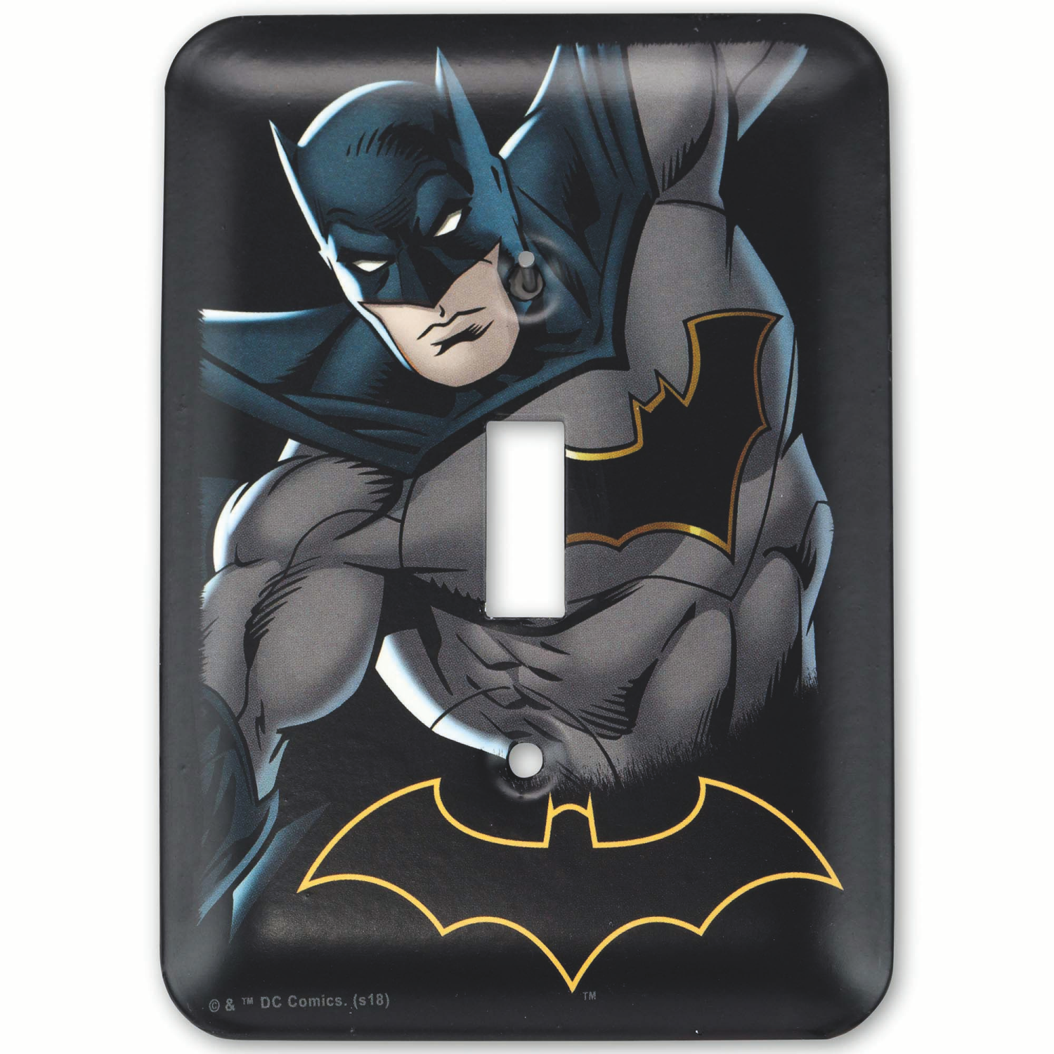 slide 1 of 2, Switch Plate Batman, 1 ct