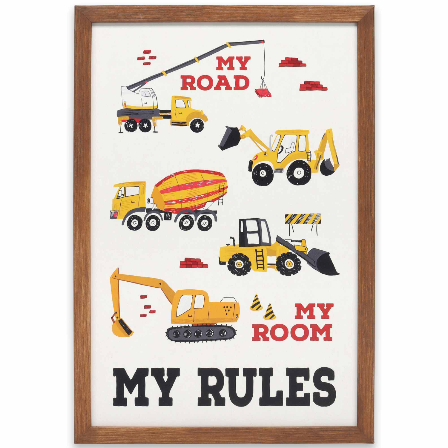 slide 1 of 3, My Road My Room Framed Wood, 1 ct