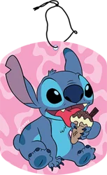 Open Road Air Freshener Stitch Vanilla Ice Cream
