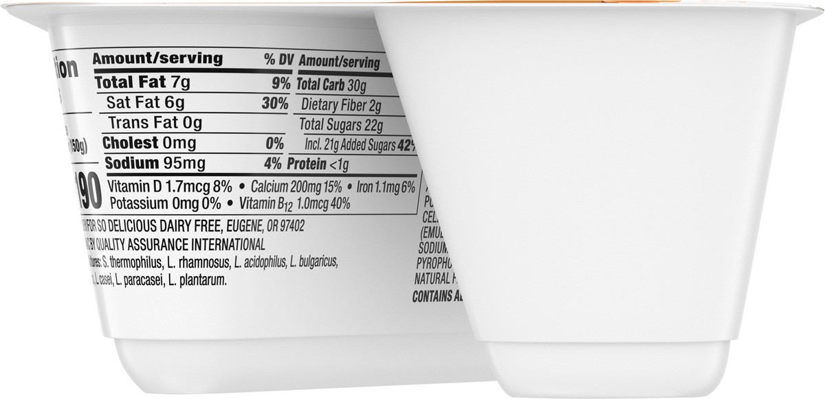 slide 5 of 9, So Delicious Dairy Free Pairings Coconut Milk Yogurt Alternative, Salted Caramel Cluster, 5.3 oz., 5.3 oz