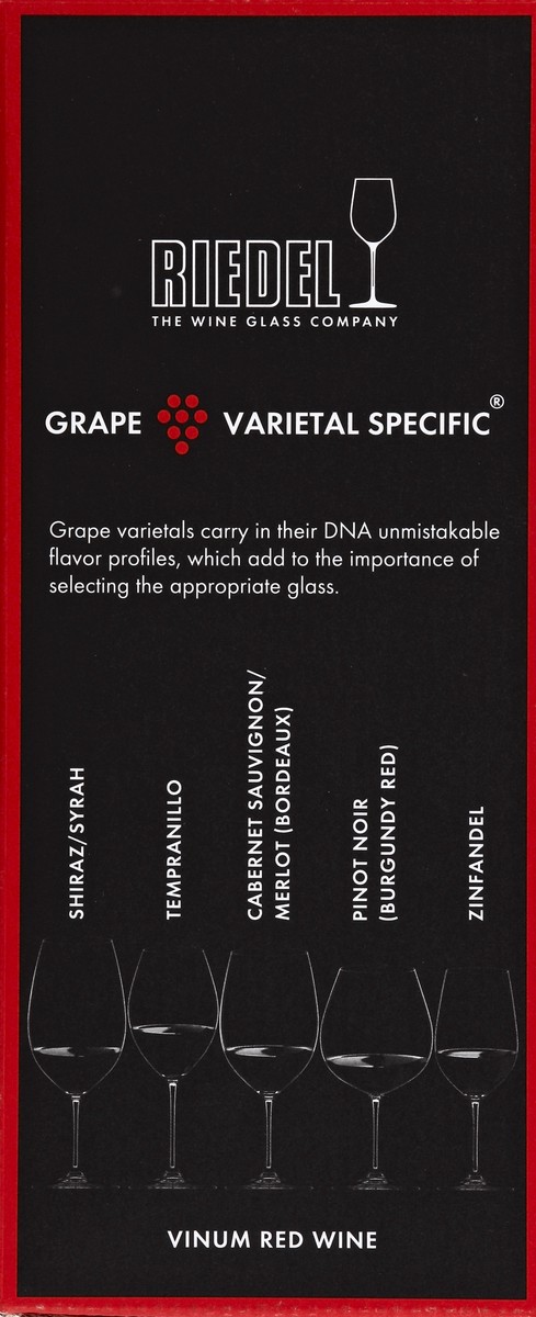 slide 3 of 5, Riedel Vinum Pinot Noir Glasses, 1 ct