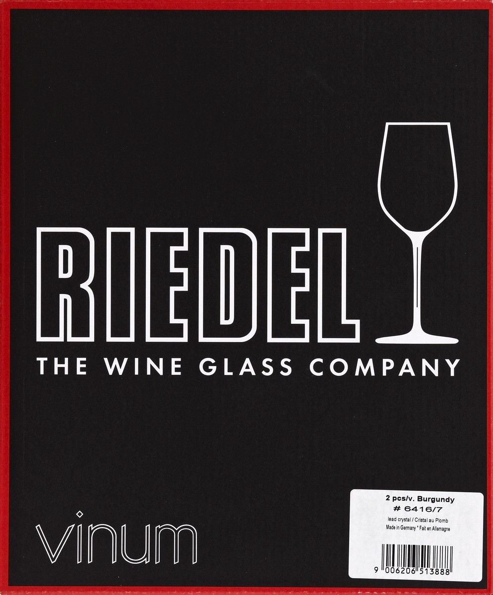 slide 5 of 5, Riedel Vinum Pinot Noir Glasses, 1 ct