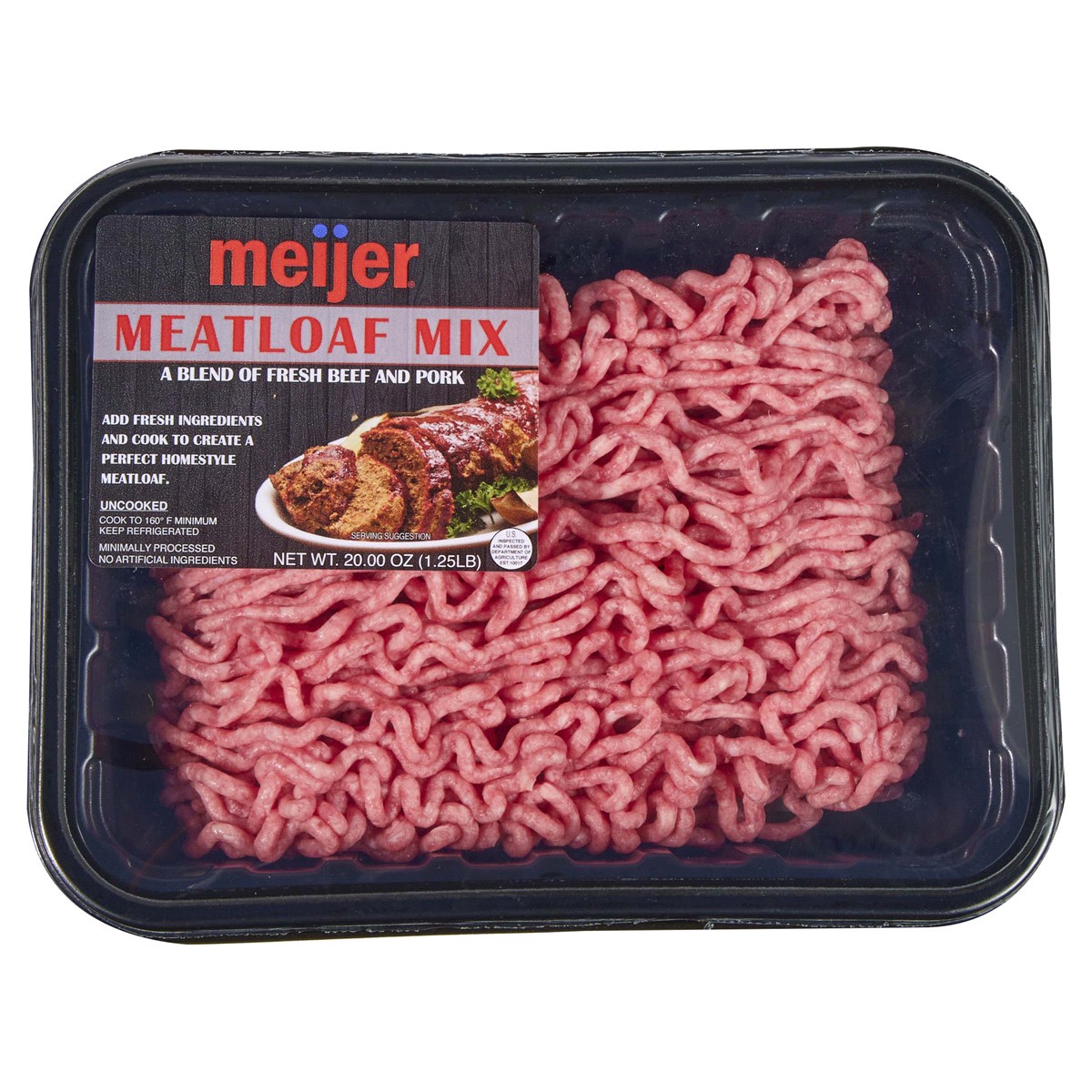slide 1 of 5, Fresh From Meijer Meatloaf Mix, 16 oz