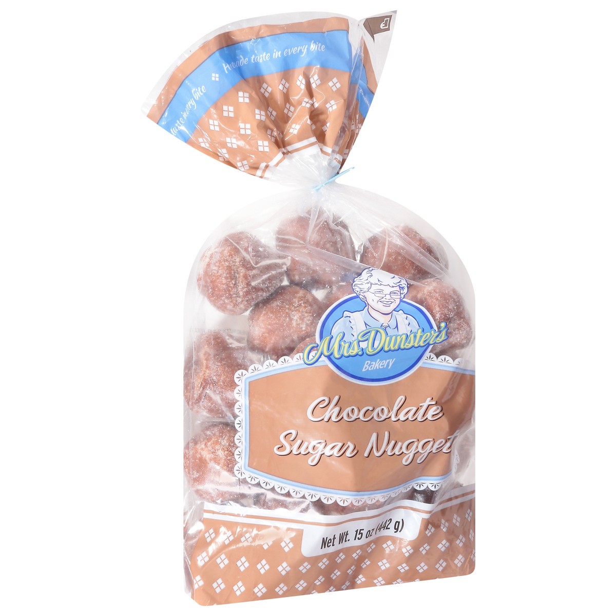 slide 9 of 9, Mrs. Dunster's Chocolate Sugar Nuggets 15 oz, 15 oz