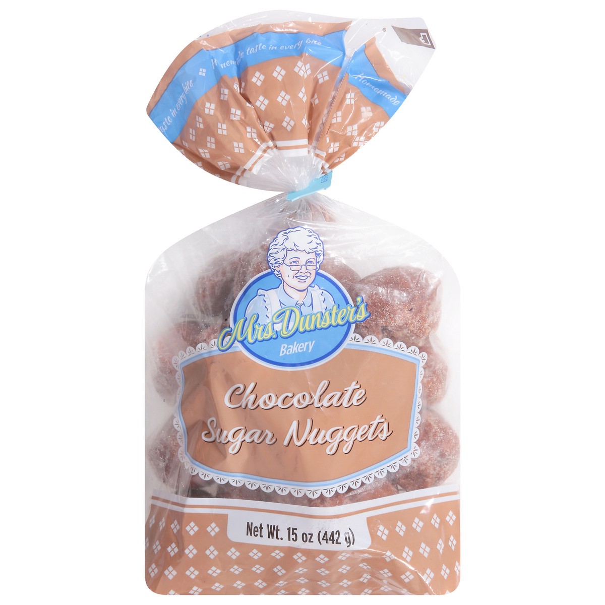 slide 1 of 9, Mrs. Dunster's Chocolate Sugar Nuggets 15 oz, 15 oz